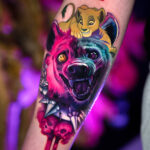 Pink hyena