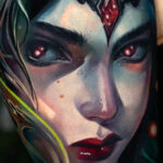 A witch portrait