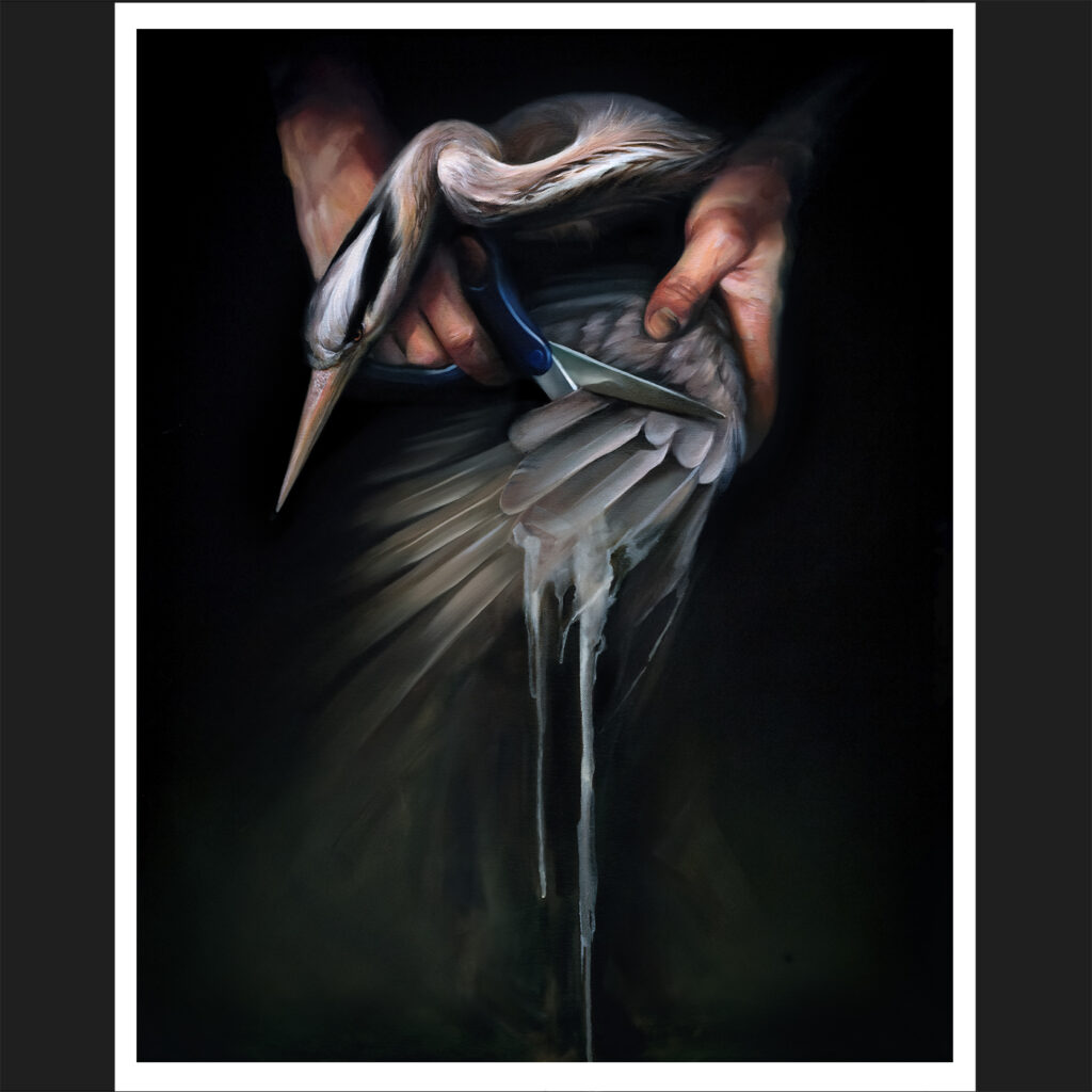 “Skyend” Oil on canvas
