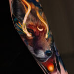 Glowing fox