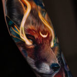 Glowing fox