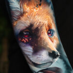 Fox with berries