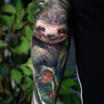Sloth tattoo