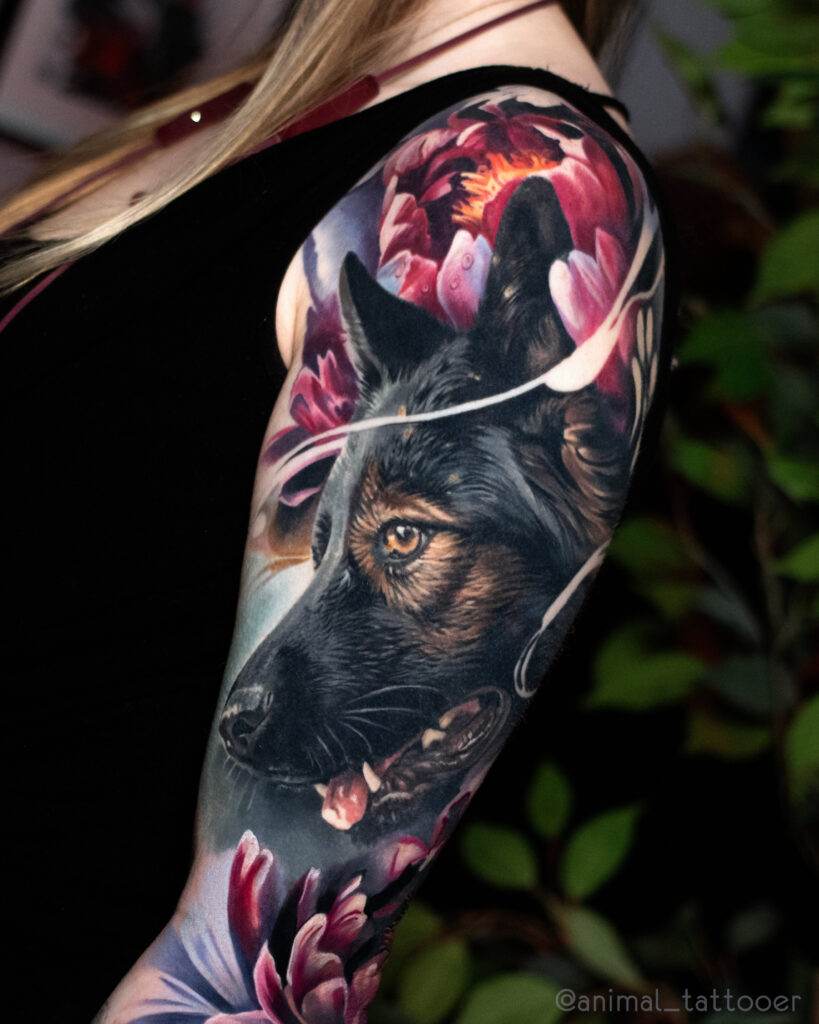 Dog with diamond